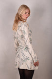Gilla. Short dress in Noil Silk/rayon mix: 60%Silk 40/viscose "N-towers"