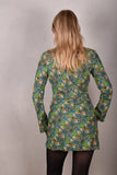Gilla. Short dress in Noil Silk/rayon mix: 60%Silk 40/viscose "Nowlie"