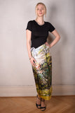 Crush, artist. Kæmpe tørklæde/sarong i 100% silke med maleri af Martin spang Olsen "Oak Dance"