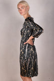 Maudacity. The classic dress in stretch silk satin (Marble)