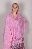 Crush. Large silk shawl.  Col: "Rose-Pink"