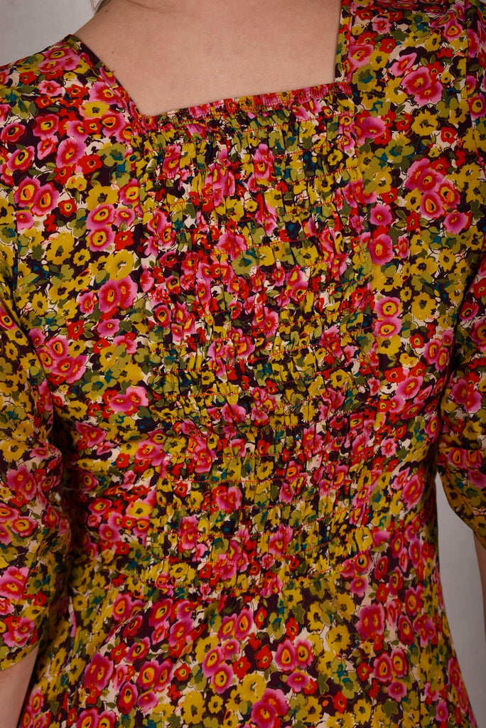 "Marge" 100% silk Crepe de Chine "Orange" - Tone Barker Silk