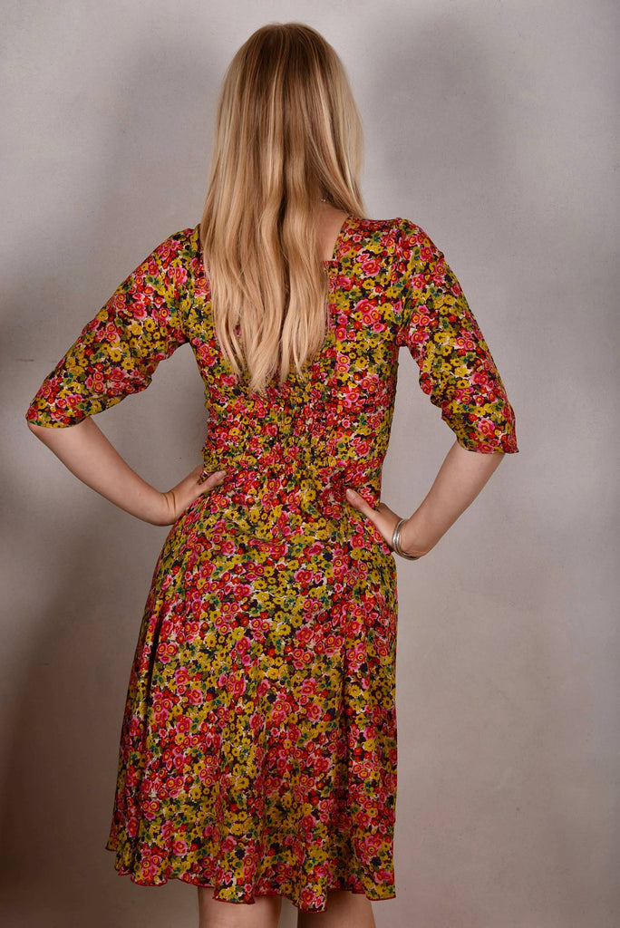 "Marge" 100% silk Crepe de Chine "Orange" - Tone Barker Silk