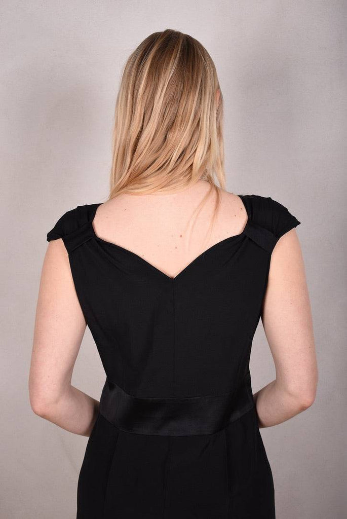 Magnifique. Maxi dress in Silk Stretch Satin, 95% silk, 5% elastan "black" - Tone Barker Silk