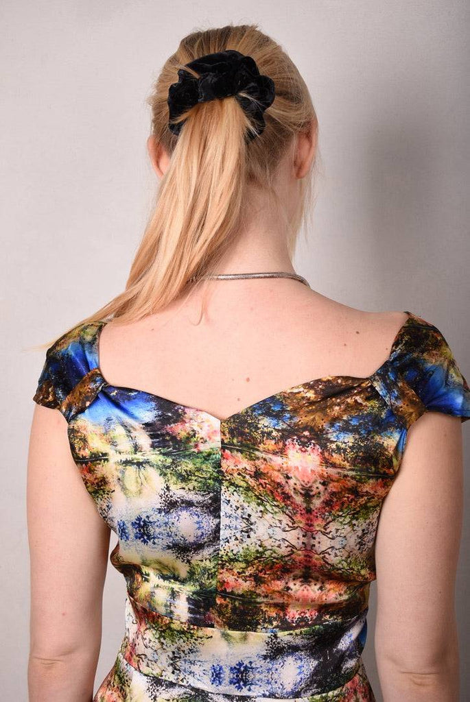 Magnifique. Maxi dress in Silk Stretch Satin, 95% silk, 5% elastan "Calling" by M.S.O. - Tone Barker Silk