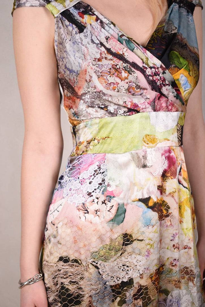 Magnifique. Maxi dress in Silk Stretch Satin, 95% silk, 5% elastan, "Val-de-Nulle" - Tone Barker Silk