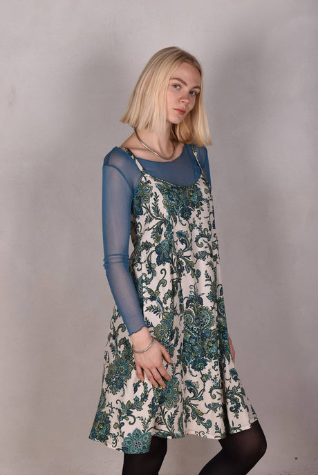 My-Midi. Stretch silk "slip"dress with shoulder straps. "Seasley" - Tone Barker Silk