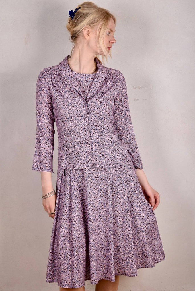 Bifty. Shirt/jacket in Stretch Silk Satin with covered buttons "Beany" - Tone Barker Silk