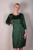 Maudacity. The classic dress in stretch silk satin (Forrest)