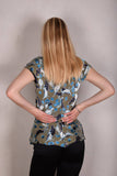 Reversible Silk top "Tintop" "Bebird/Midnight"