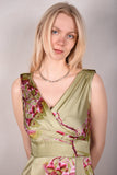 Magnifique. Maxi dress in Silk Stretch Satin 95%silk5%elastan 