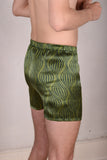 Boxer-Man Stretch silk shorts. print: 