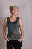 Tankie. Sleeveless top in 100% silk jersey. Col.: 