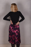 Monadou, Silk skirt in two layers, reversible (