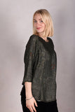 Tesstop, Reversible silk blouse in 2 layers of silk. 