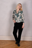 Sifty. Fitted Blouse/jacket in stretch crepe silk (Seasley)