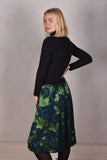 Monadou, Silk skirt in two layers, reversible (