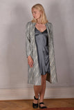 Tennie. Shirt-dress in 100 % Tussah Silk. "Kalablack"