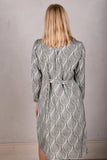 Tennie. Shirt-dress in 100 % Tussah Silk. "Kalablack"
