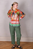 Tamie-Habotai. Classic shirt in  100% silk 