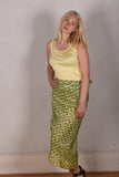 May-Hab Wrap skirt/dress/shawl in 100% silk Habotai. With frill.