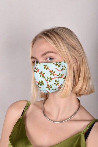 Silke maske til dækning af næse og mund (Nuponais)