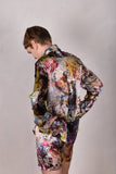 Man-Shirt. Shirt in Stretch Silk (95%silk/5%elastan) Print 