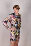 Man-Shirt. Shirt in Stretch Silk (95%silk/5%elastan) Print 