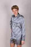 Man-Shirt. Shirt in Stretch Silk (95%silk/5%elastan) Print 