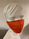 Silk mask for protection of mouth and nose (Orange)