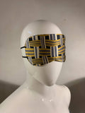 Sleeping mask in pure silk. Print "Tasket"